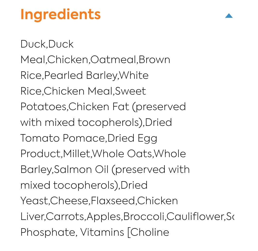 Fromm Dog Food 4 Star Duck A La Veg 26lb