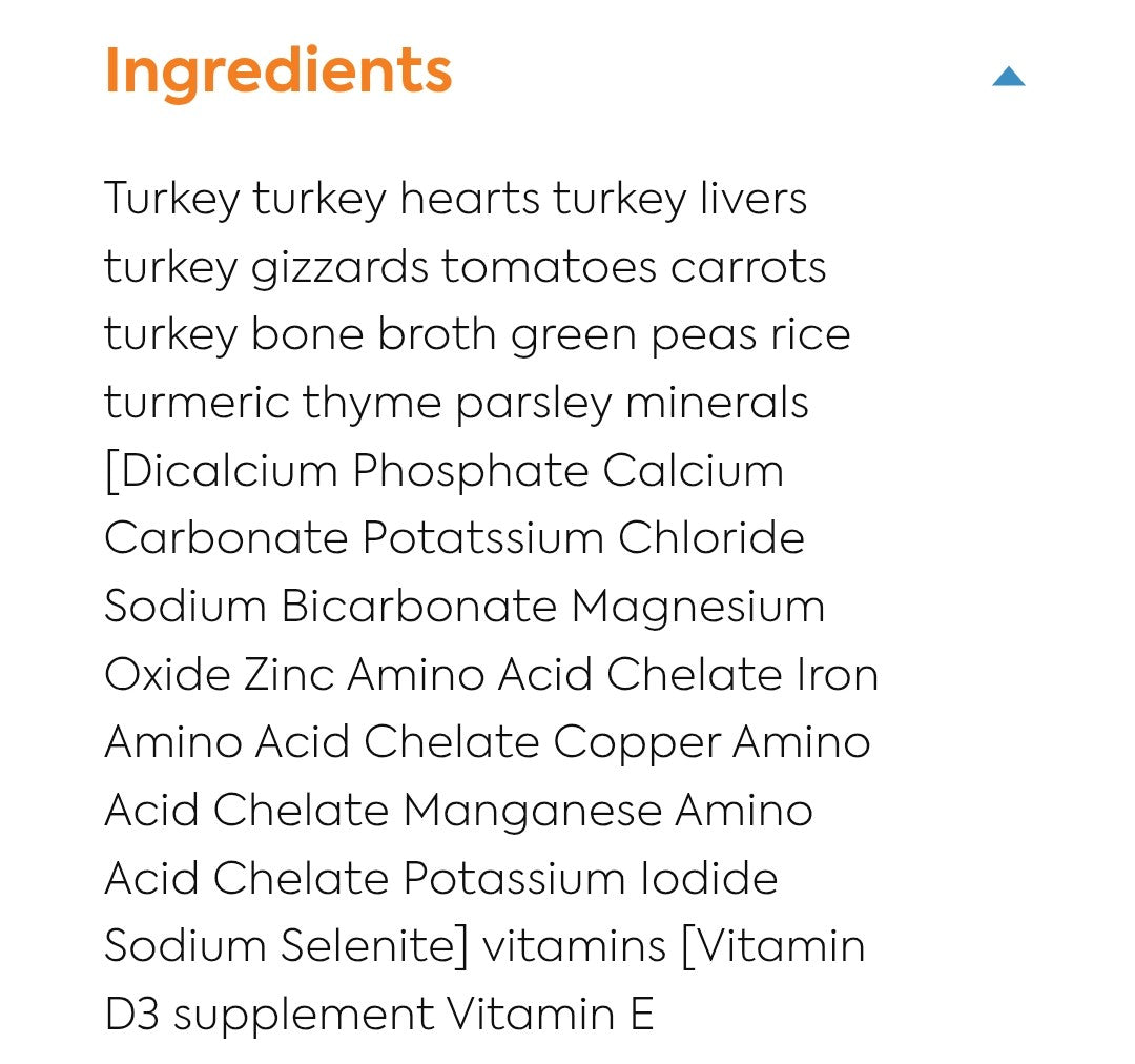 A Pup Above Frozen Dog Food Grains Turkey 7lb