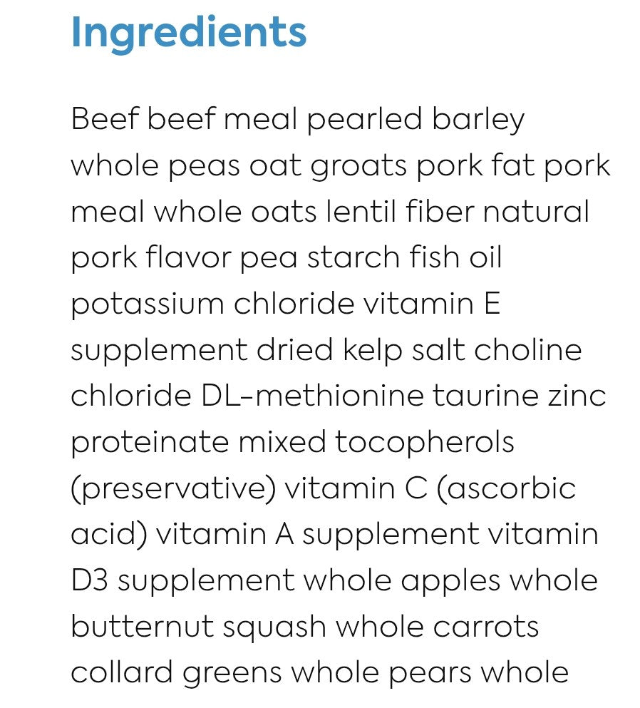 Acana Dog food Classics Beef & Barley Recipe 32lb