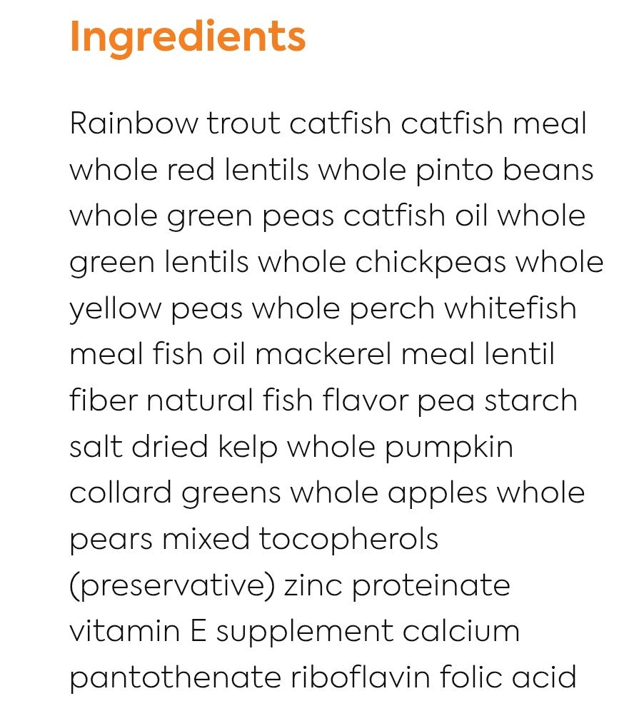 Acana Dog Food Grain Free Freshwater Fish Recipe 25lb
