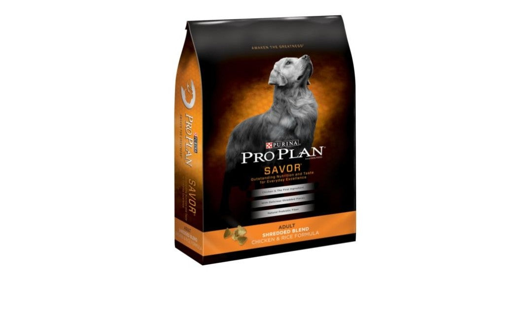 Pro plan complete essentials shredded chicken and rice dog food 35lb