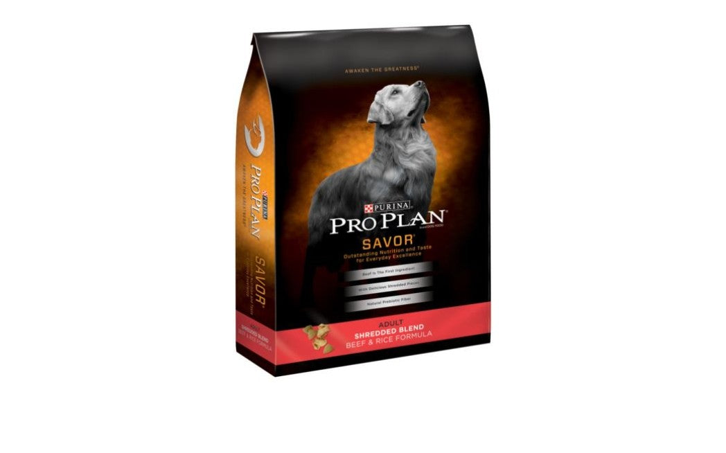 Pro plan complete essentials shredded blend and rice dog food 35lb