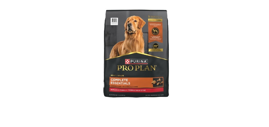 Pro plan complete essentials shredded blend Beef And Rice Dog Food 15lb