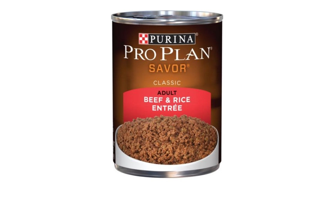 Pro Plan Complete Essentials Beef And Rice Entree 12 pack cans 13oz