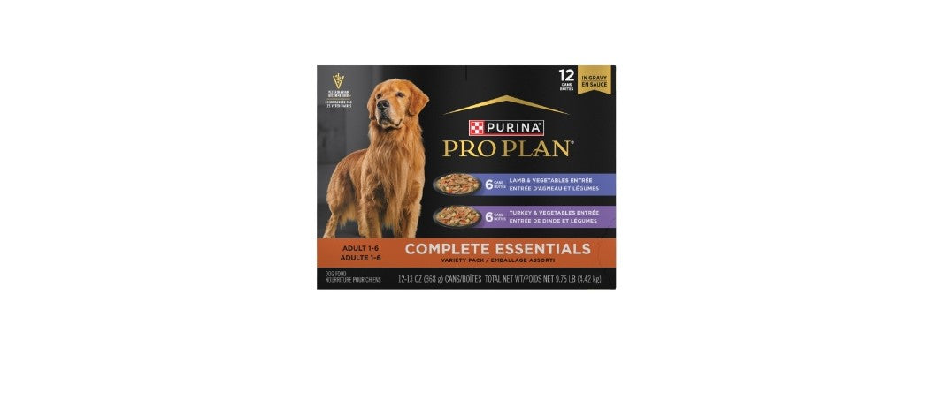 Pro Plan Complete Essentials Lamb And Turkey Variety Pack 12, 13oz cans