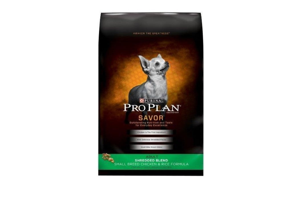 Pro Plan Shredded Blend Chicken And Rice Small Breed Dog 18lb