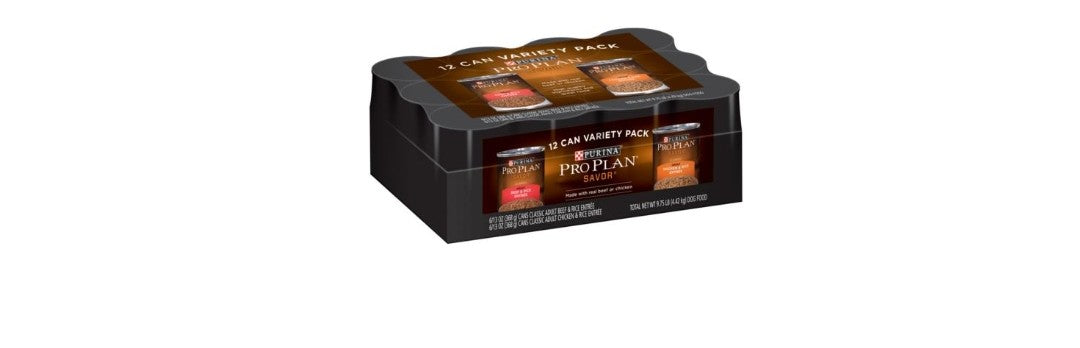 Pro Plan Complete Essentials Classic Variety Pack Chicken And Beef Dog 12 Pack 13oz cans