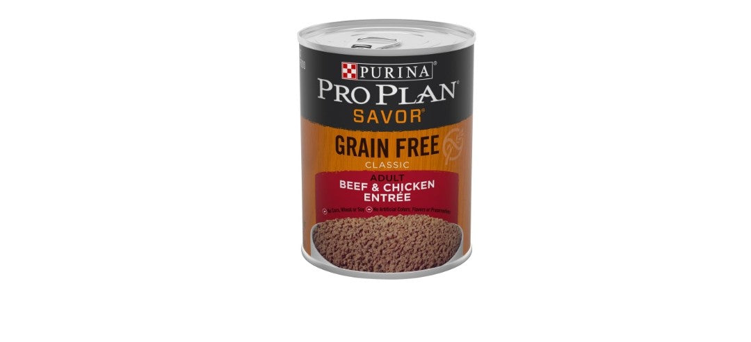 Pro Plan Complete Essentials Grain Free Classic Beef And Chicken Dog 12 pack 13oz cans
