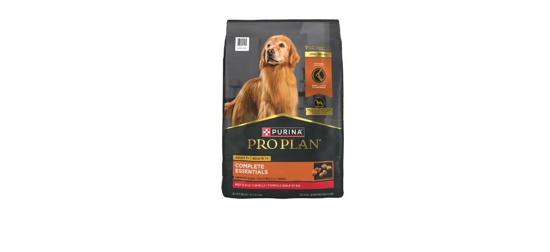 Pro Plan Shredded Blend Beef And Rice 7+ Senior dog 18lb