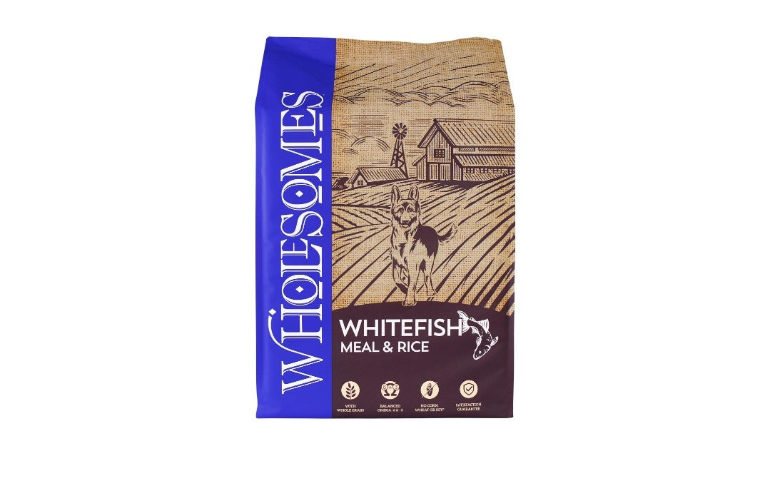 Wholesome's Fish Meal and Rice Dog 40lb
