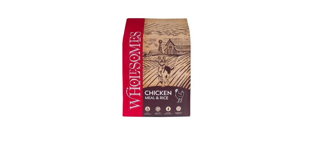 Wholesome's Chicken Meal and Rice dog 40lb