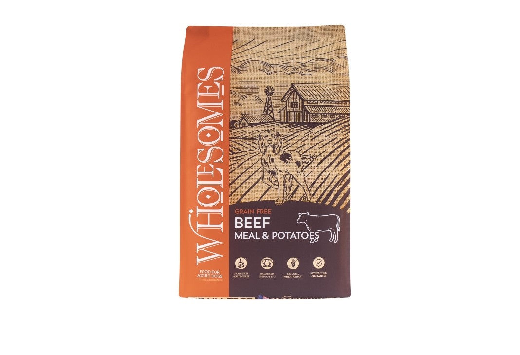 Wholesome's Beef Meal and Potatoes Grain Free 35lb