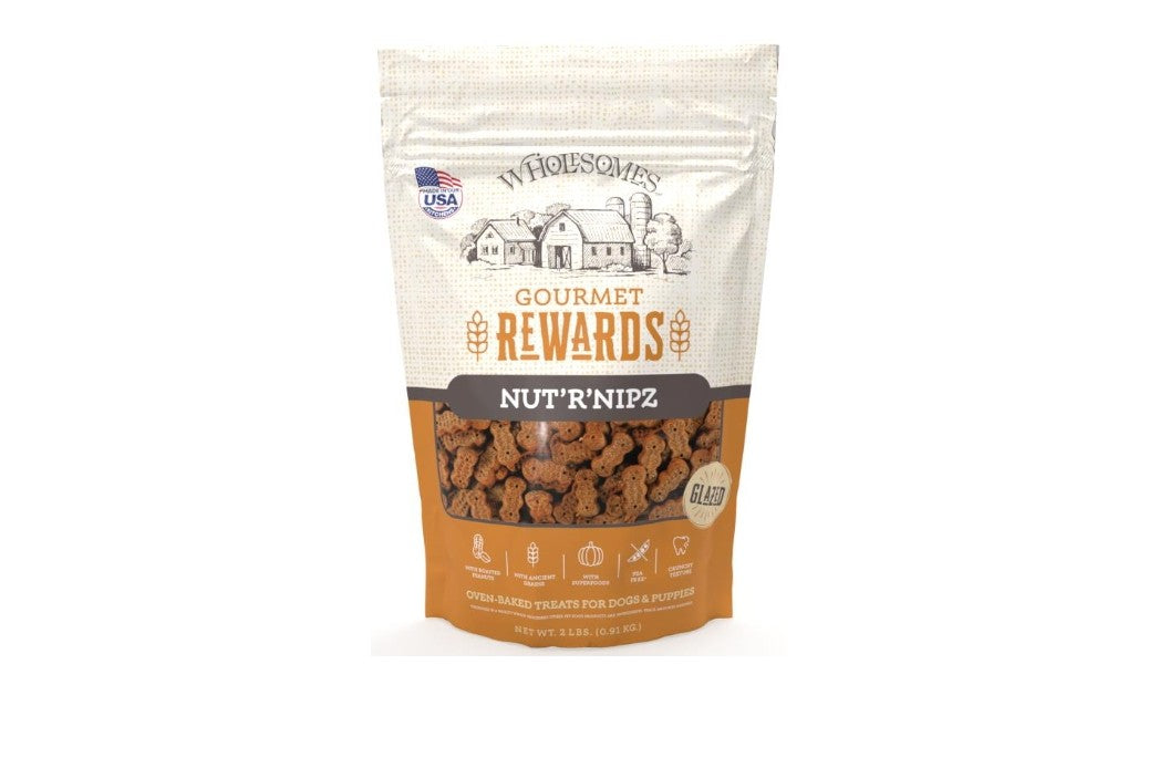 Wholesome's Gourmet Rewards Nut'R' Nipz 20lb