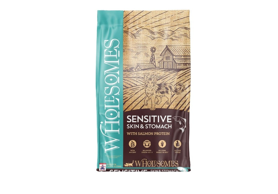 Wholesome's Sensitive Skin and Stomach With Salmon cat 10lb