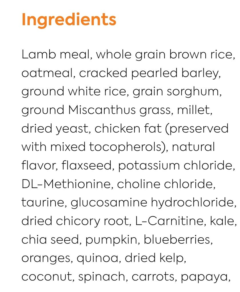 Diamond Naturals Dog Light Lamb Meal and Rice 15lb