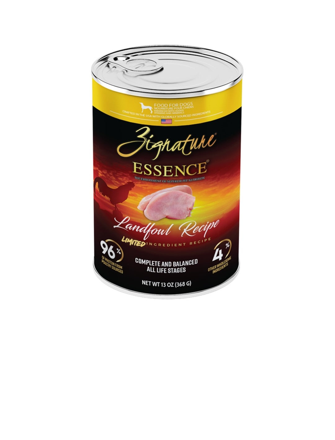 Zignature Dog Essence Limited Ingredient Landfowl 13oz 12 pack