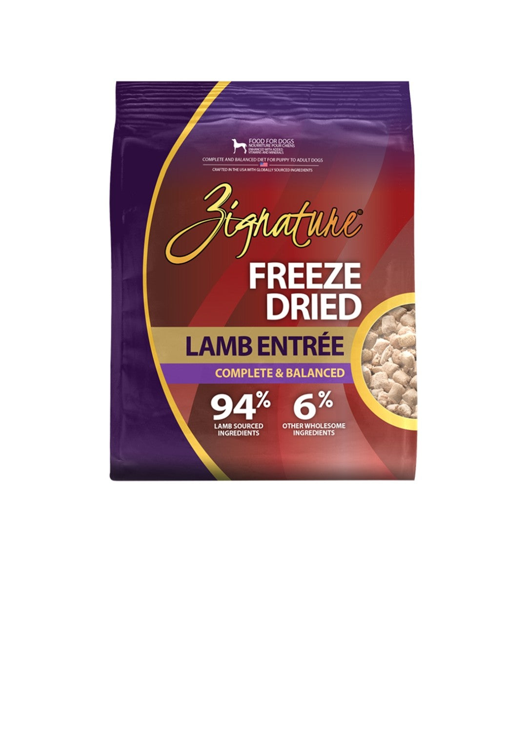 Zignature Dog Freeze Dried Entree Lamb 25.oz