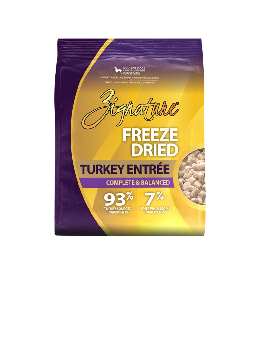 Zignature Dog Freeze Dried Entree Turkey 25oz