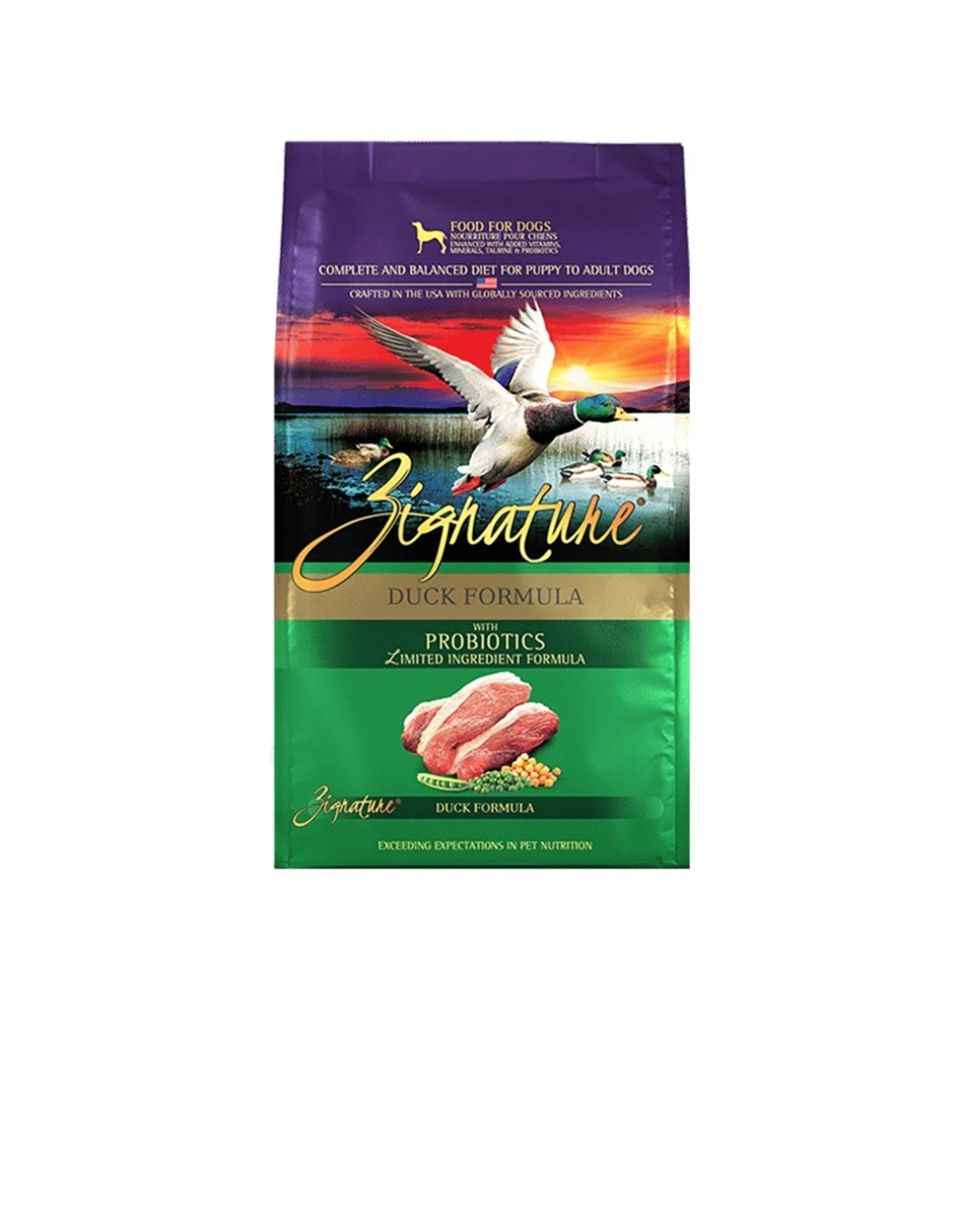 Zignature Dog Original Grain Free Duck With Probiotics 25lb