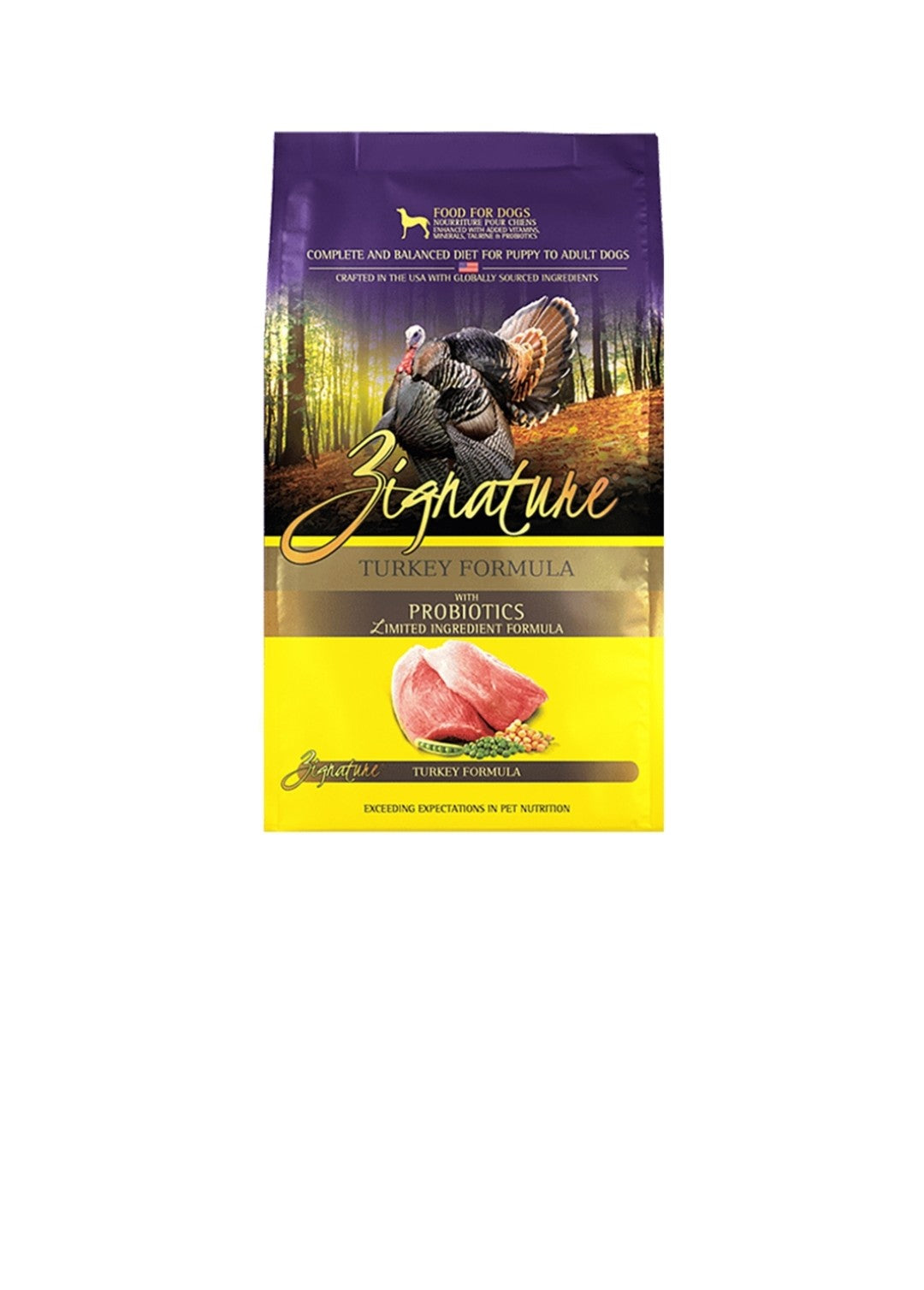 Zignature Dog Original Grain Free Turkey With Probiotics 4 lb