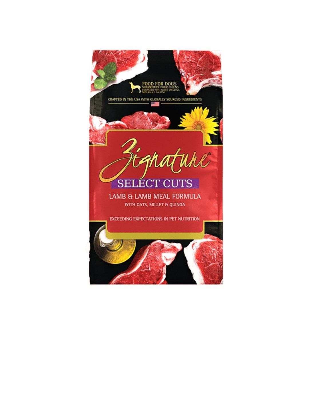 Zignature Dog Select Cuts Lamb With Grains 12.5 lbs
