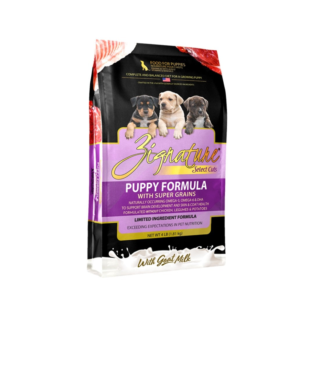 Zignature Dog Select Cuts Puppy With Grains 12.5 lbs