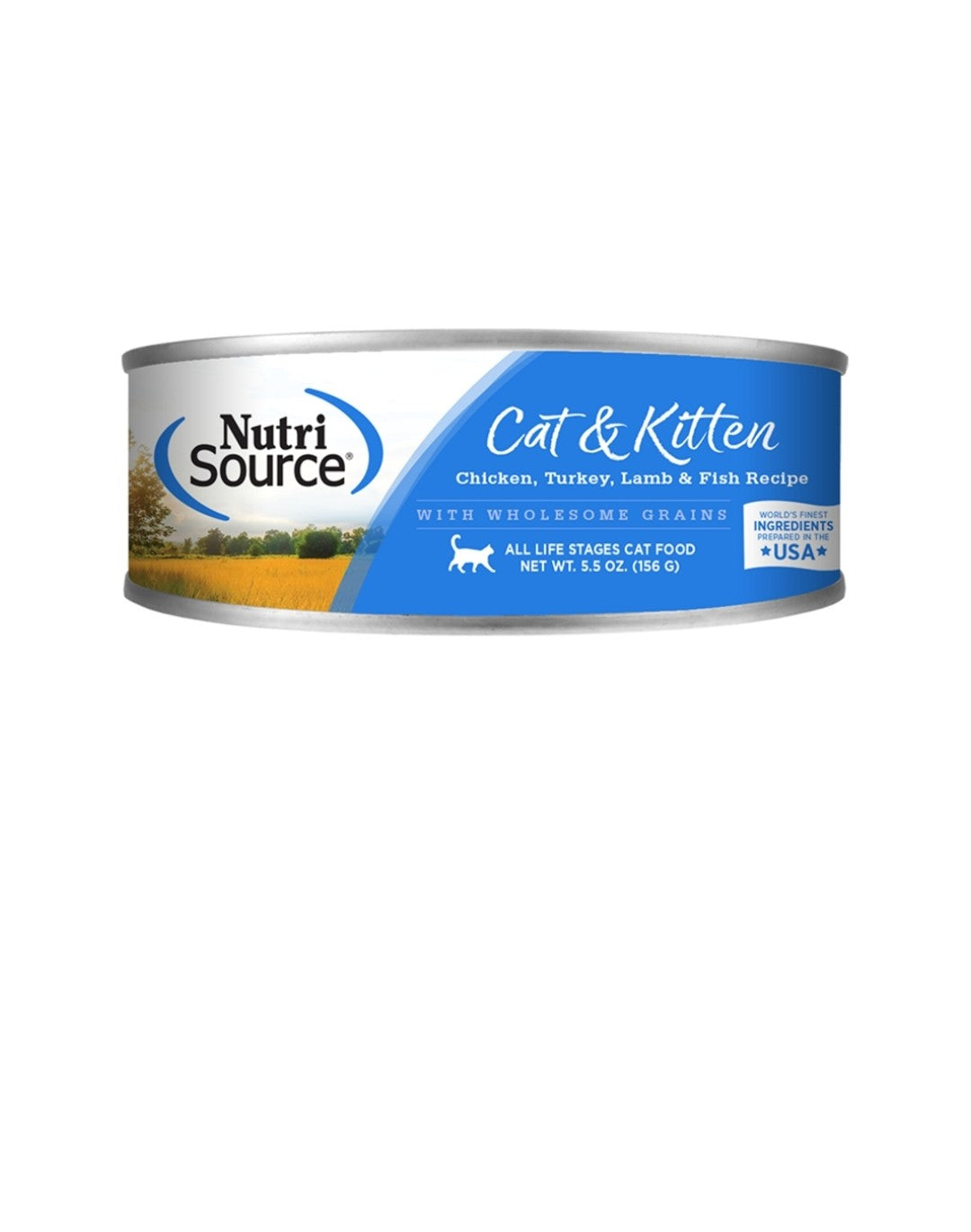 Nutrisource Cat Chicken, Turkey, Lamb and Fish 5oz cans 12 pack