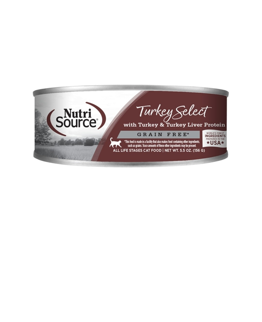 Nutrisource Cat Grain Free Turkey Liver 5oz cans 12 pack