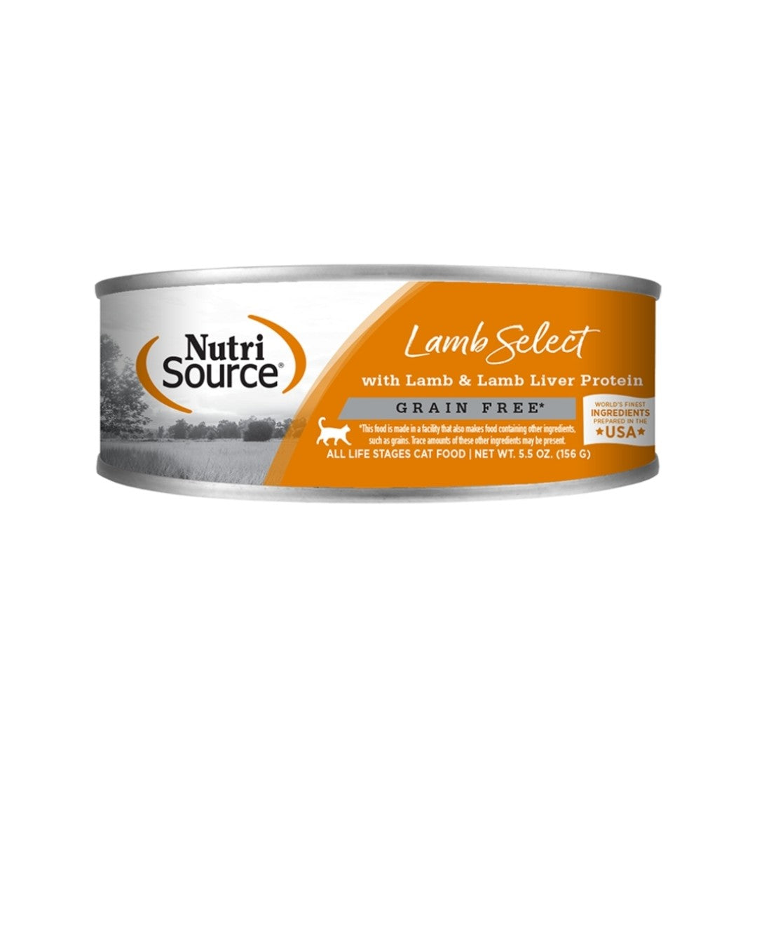 Nutrisource Cat Select Grain Free Lamb And Liver 5oz cans 12 pack