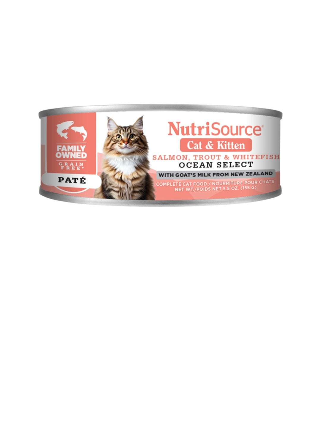 Nutrisource Cat Select Grain Free Ocean 5oz cans 12 pack