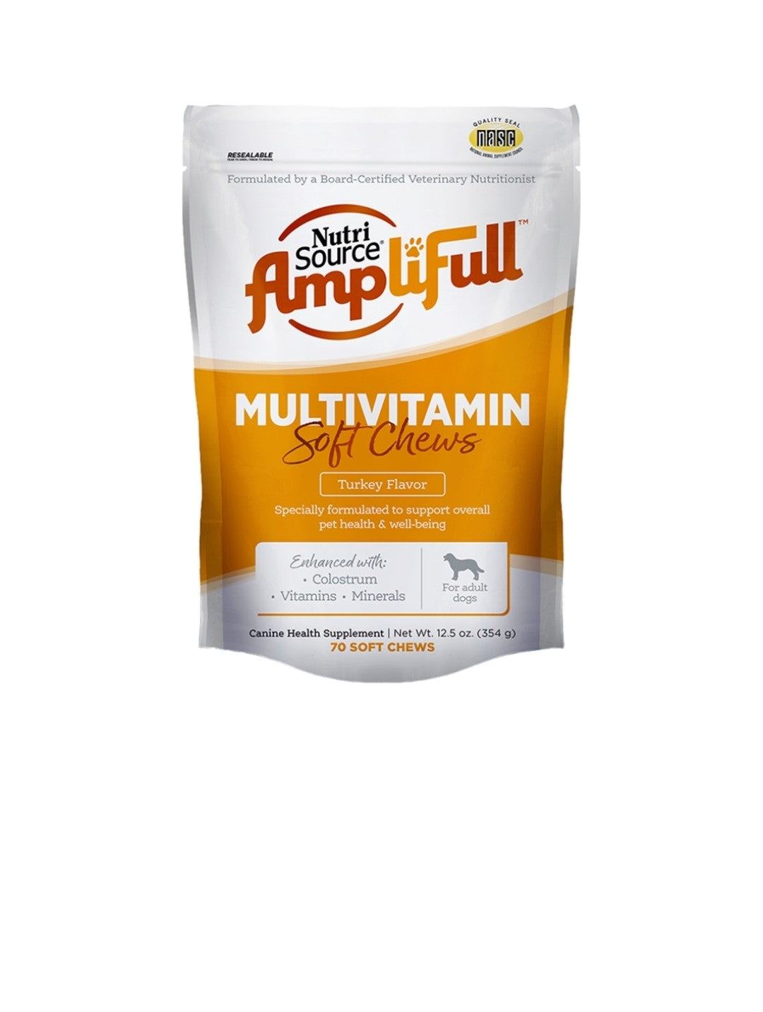 Nutrisource Dog Amplifull Soft Chew Supplement Multi Vitamin 12.5 oz