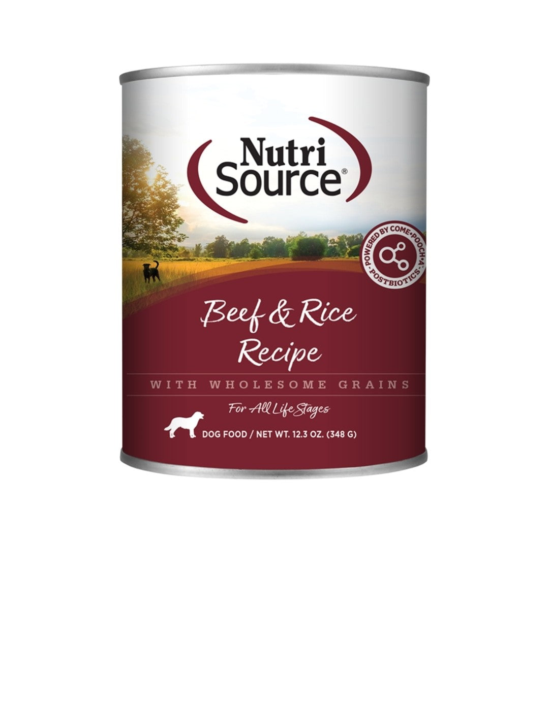 Nutrisource Dog Beef And Rice 12.3 oz 12 pack