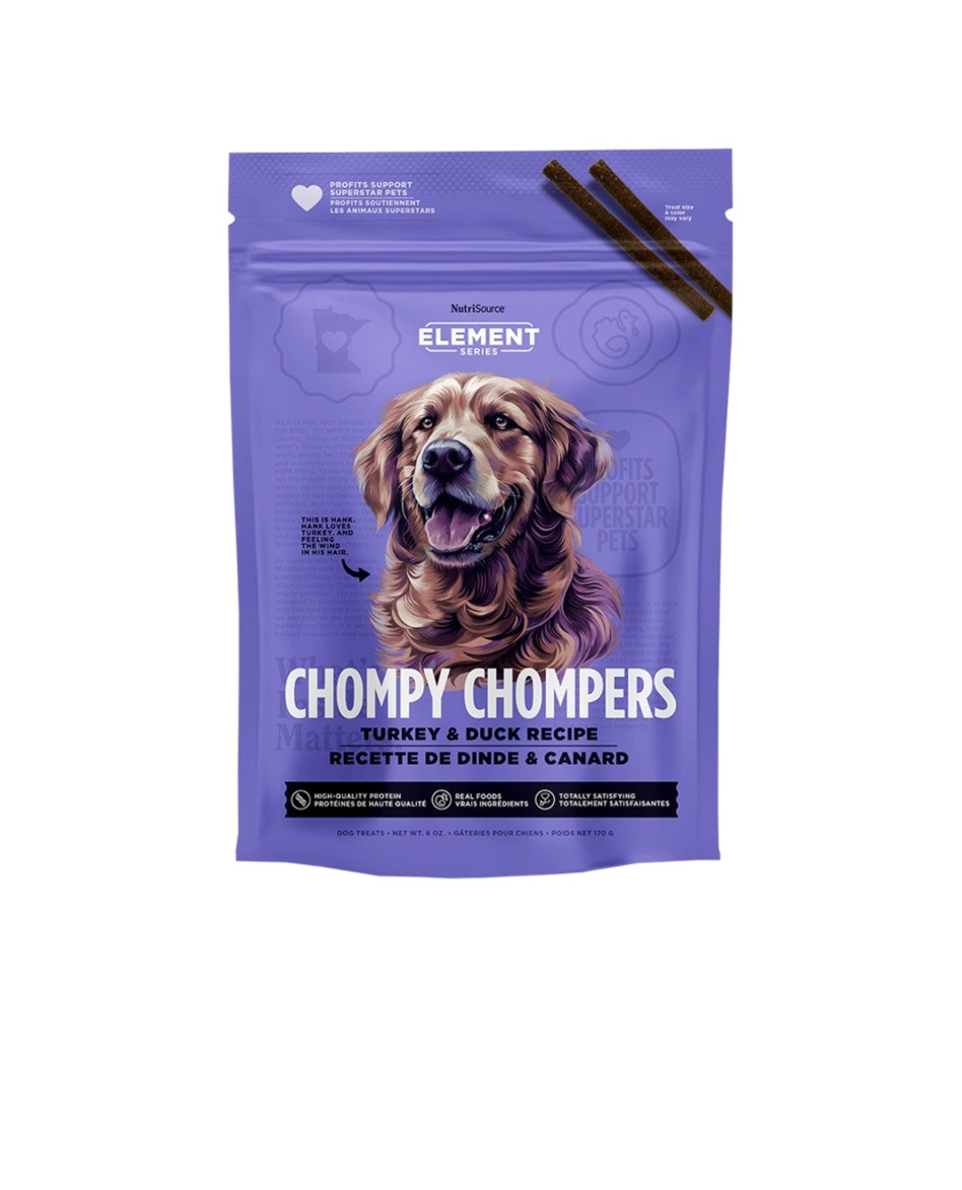 Nutrisource Dog Element Chompy Chompers Turkey And Duck 6oz
