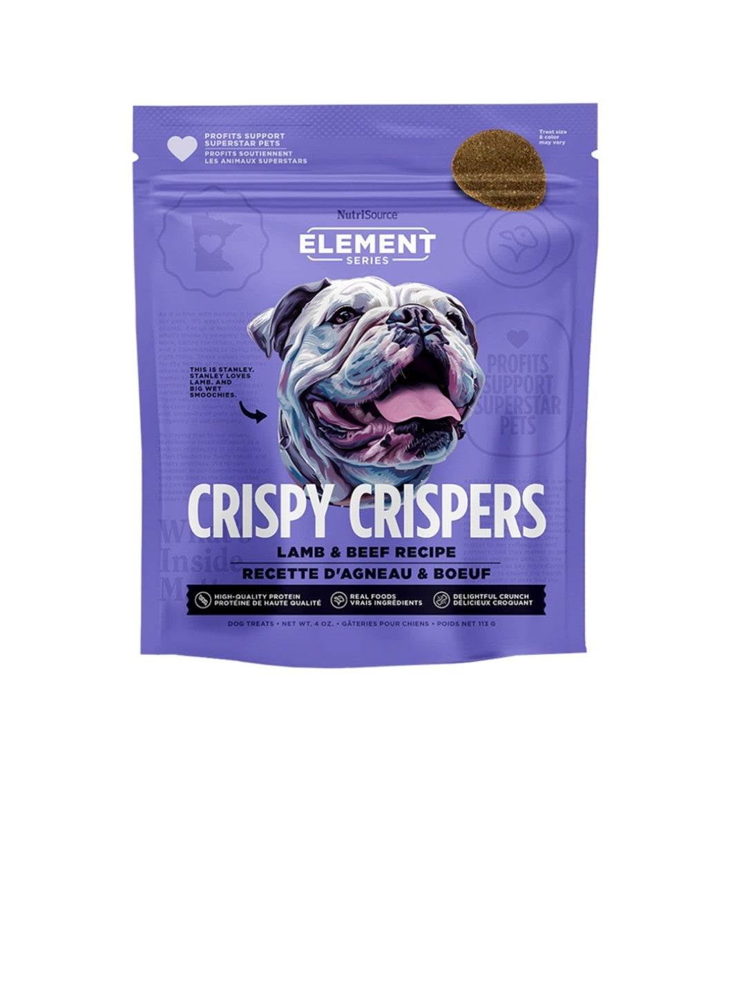 Nutrisource Dog Element Crispy Crispers Beef And Lamb 4oz