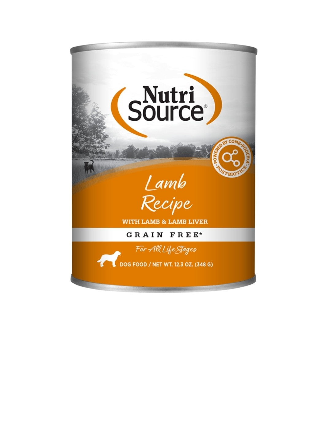 Nutrisource Dog Grain Free Lamb 12.3oz cans 12 pack