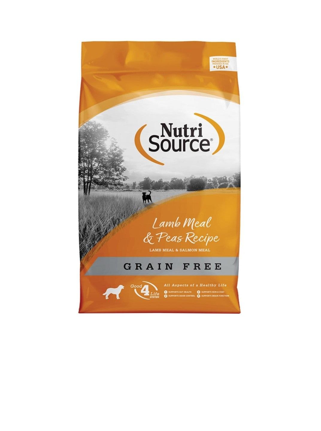 Nutrisource Dog Grain Free Lamb Meal and Peas 4 lbs
