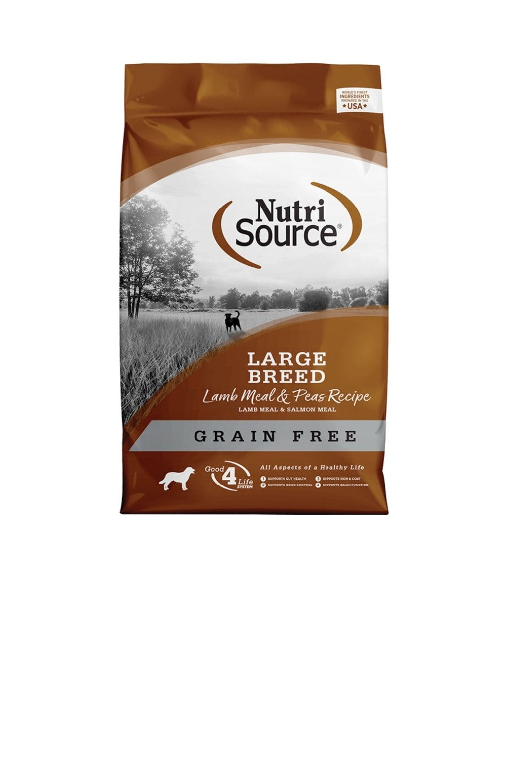 Nutrisource Dog Grain Free Large Breed Lamb Meal and Pea 26 lbs