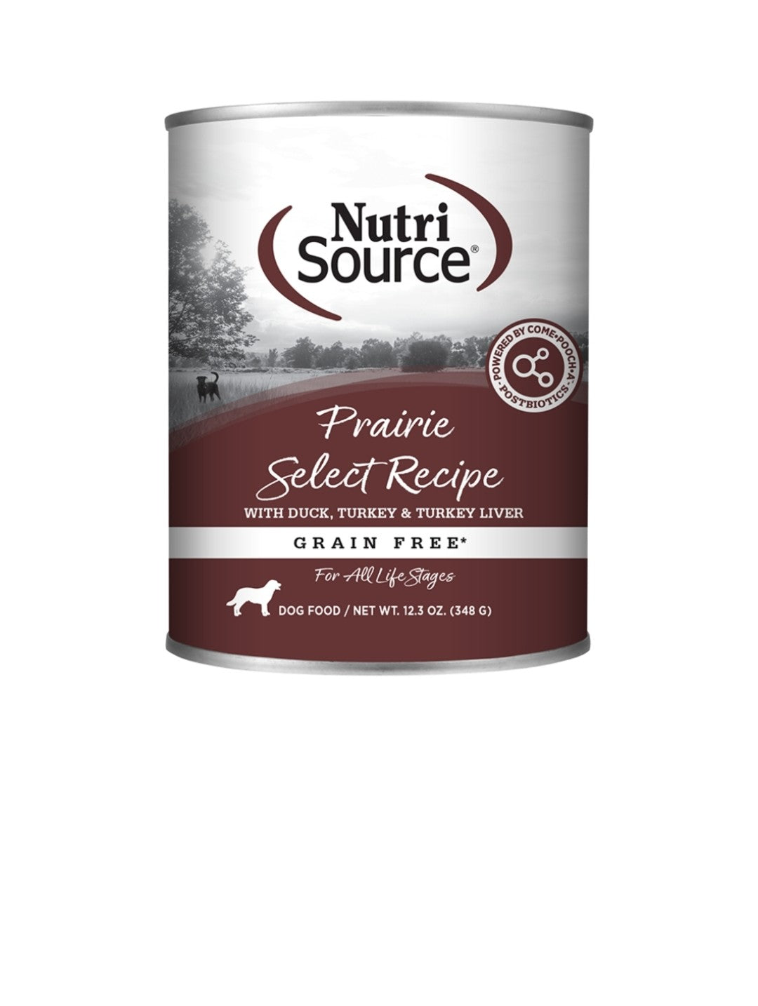 Nutrisource Dog Grain Free Prairie 12.3 oz cans 12 pack