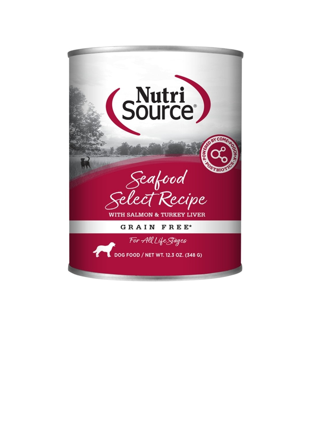 Nutrisource Dog Grain Free Seafood 12.3 oz cans 12 pack