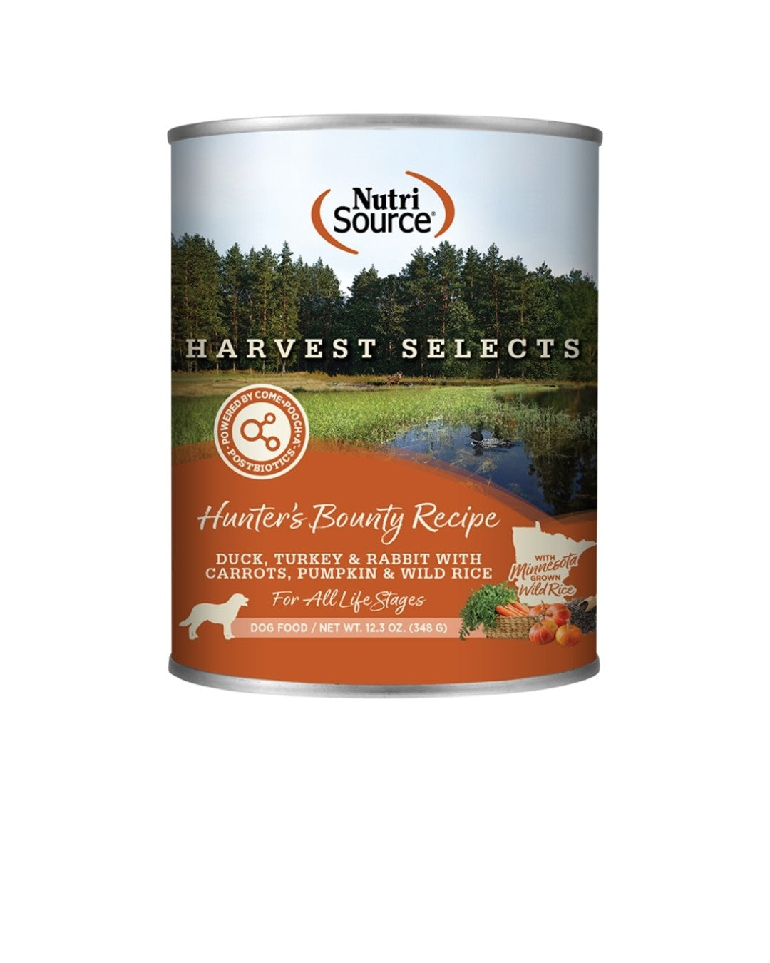 Nutrisource Dog Select Harvest Hunter's Bounty 12.3 oz cans 12 pack