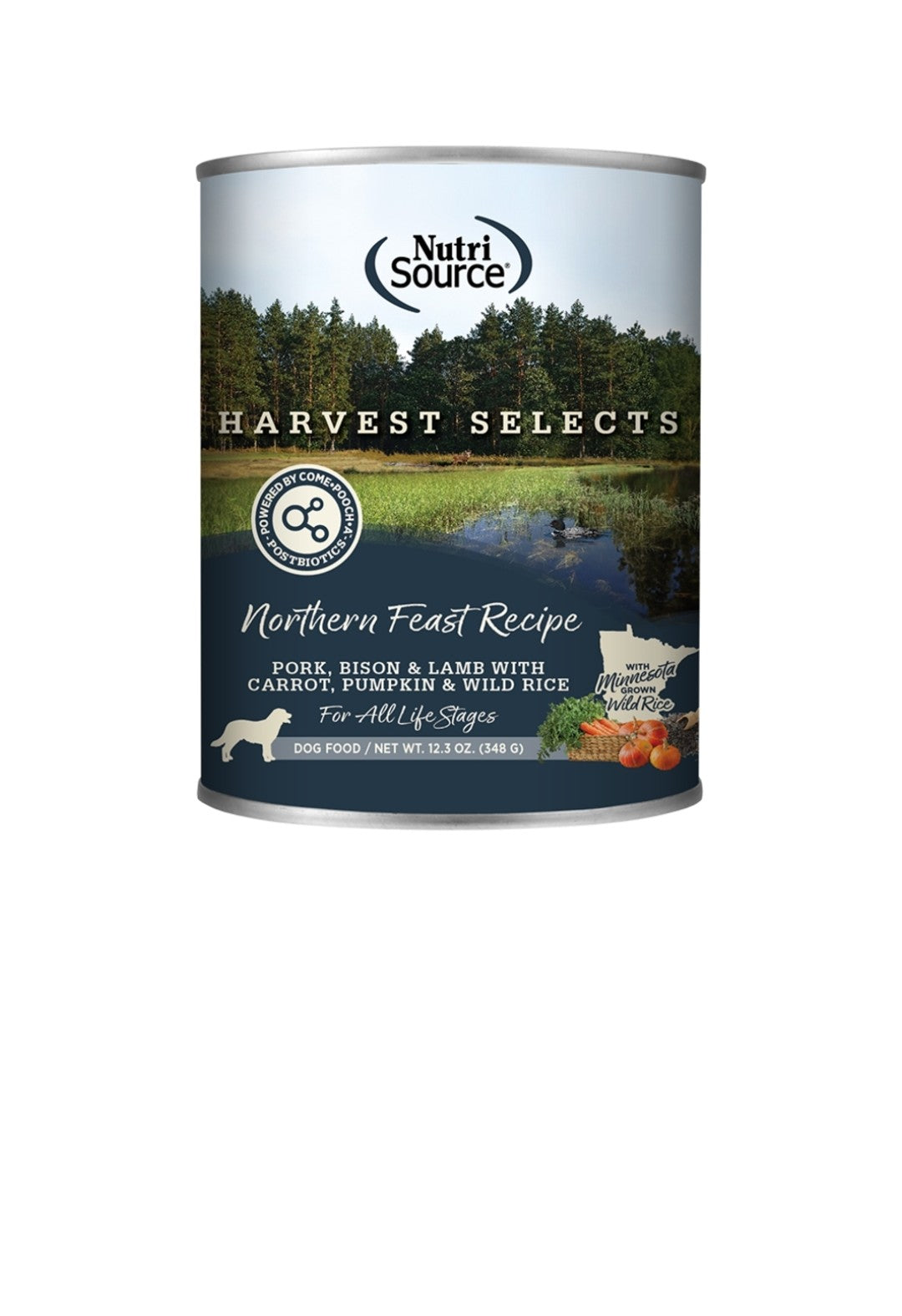 Nutrisource Dog Select Harvest Northern Feast 12.3 oz cans 12 pack