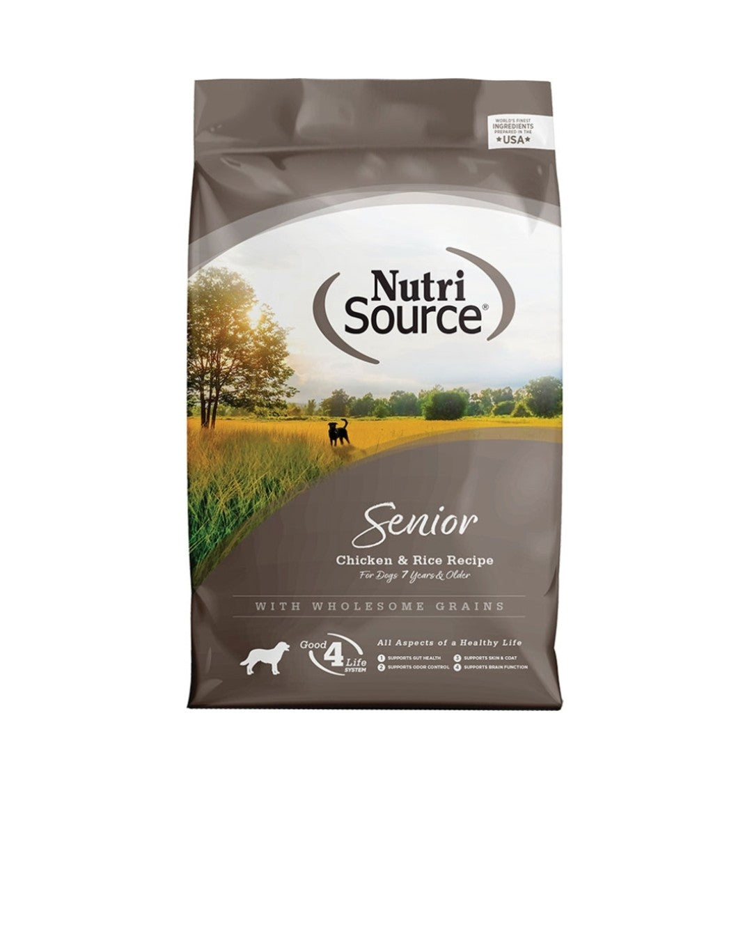 Nutrisource Dog Senior Chicken And Rice 12 lbs