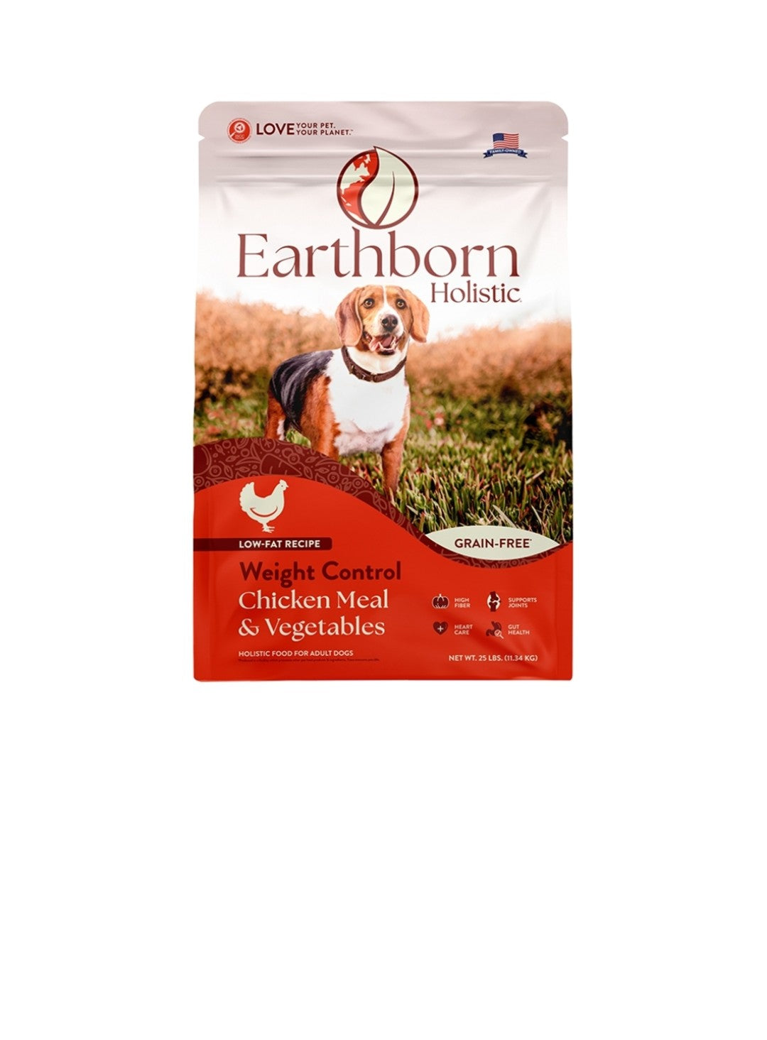 Earthborn Dog Holistic Grain Free Weight Control 25 lbs