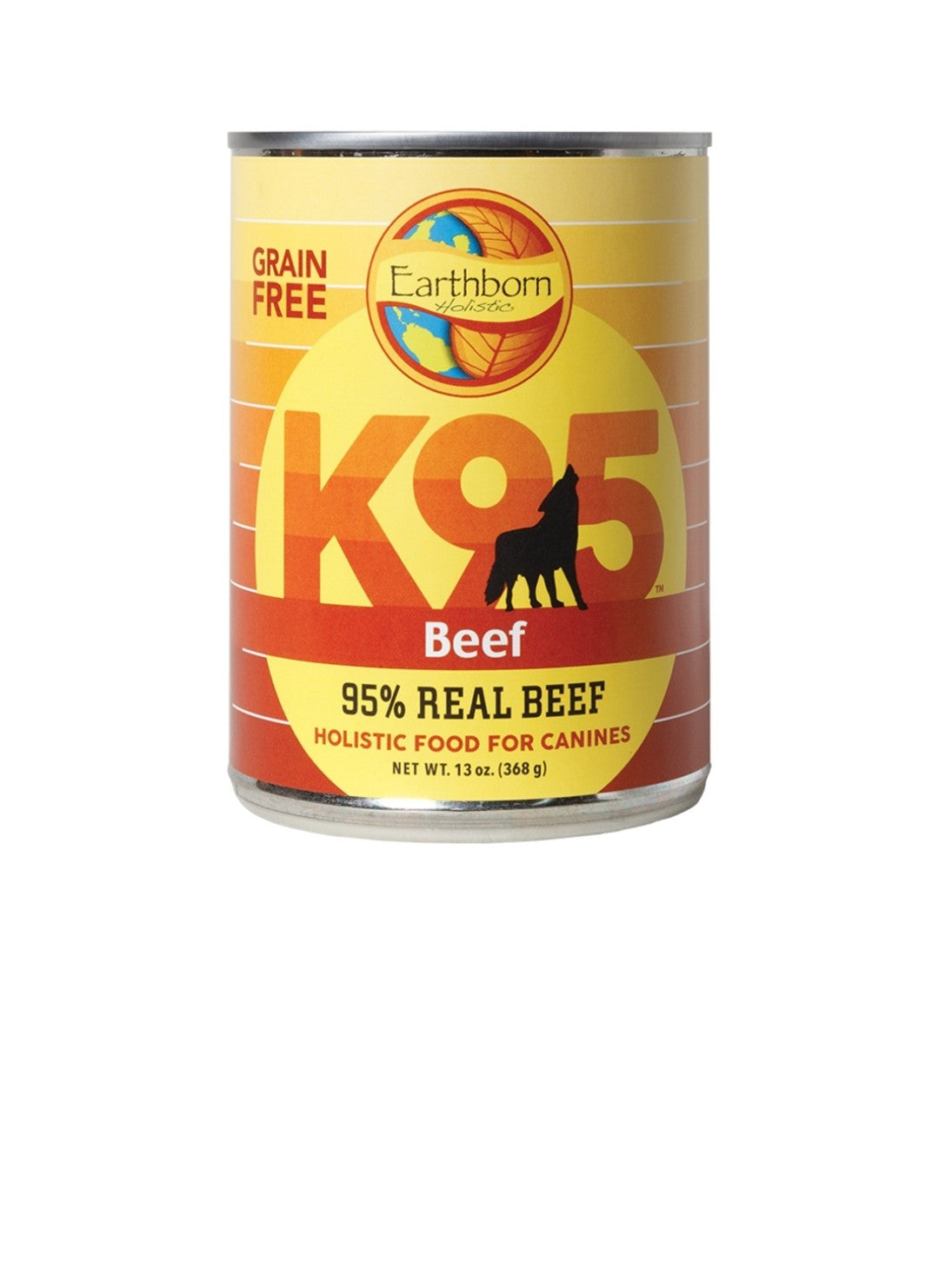 Earthborn Dog K95 Grain Free Beef 13 oz cans 12 pack