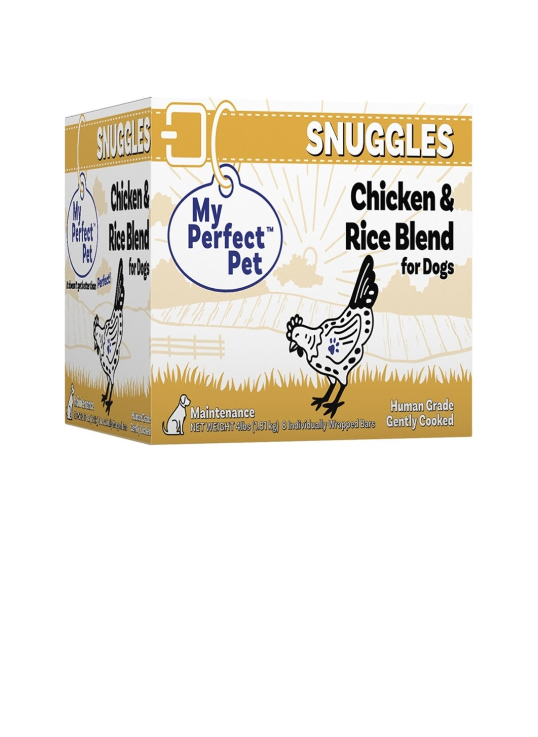 My Perfect Pet Dog Frozen Snuggles Chicken and Rice 4 lbs