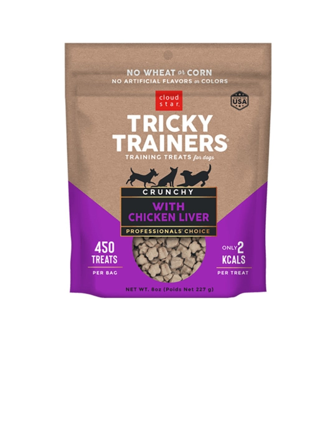 Cloud Star Dog Tricky Trainer Crunchy Liver 8 oz