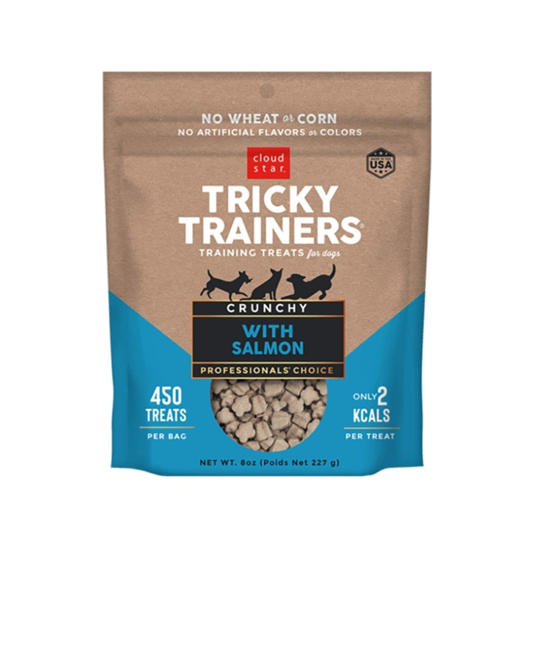 Cloud Star Dog Tricky Trainer Crunchy Salmon 8 oz