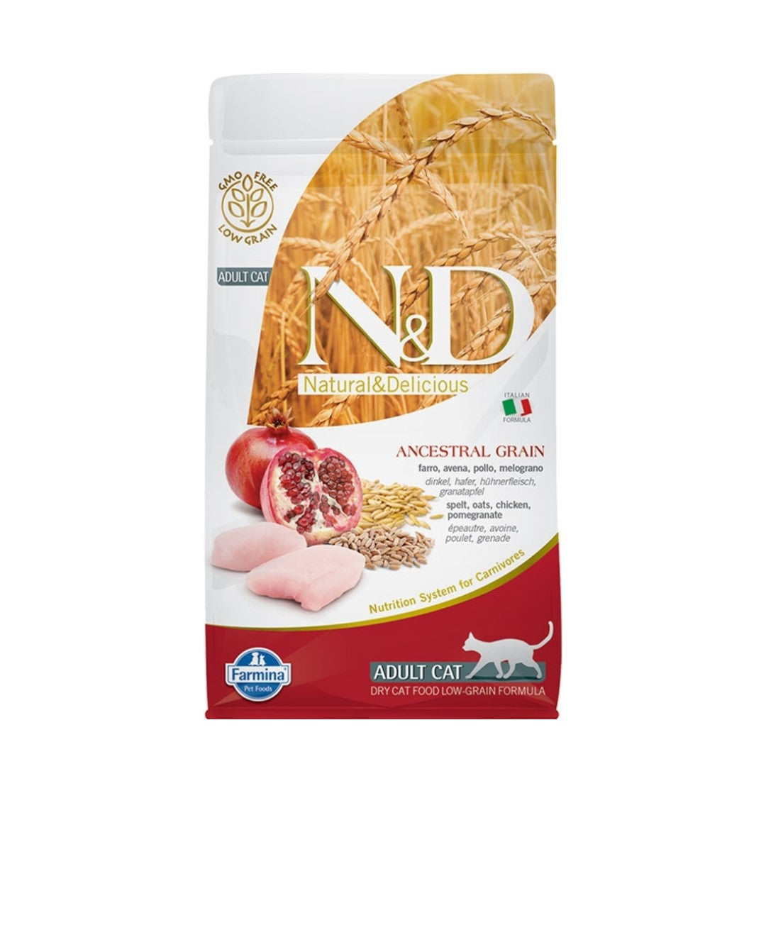 Farmina Cat N&D Ancestral Grain Adult Chicken And Pomegranate 3.3 lbs