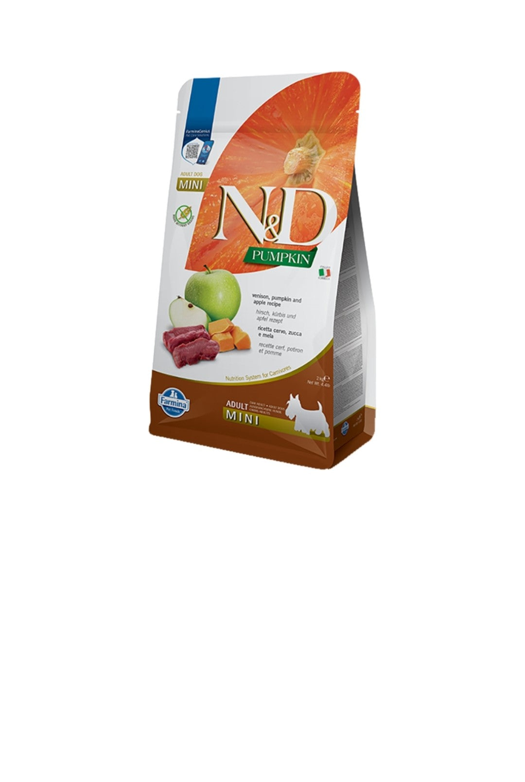 Farmina Dog N&D Pumpkin Adult Mini Grain Free Venison and Apple 4.4 lbs