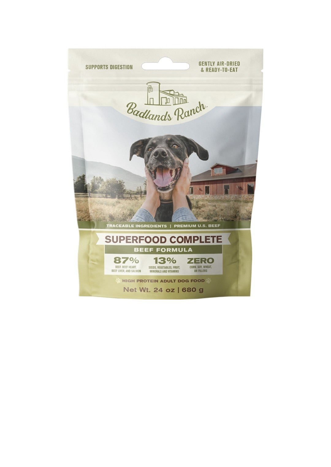 Badlands Ranch Dog Superfood Beef 24 oz